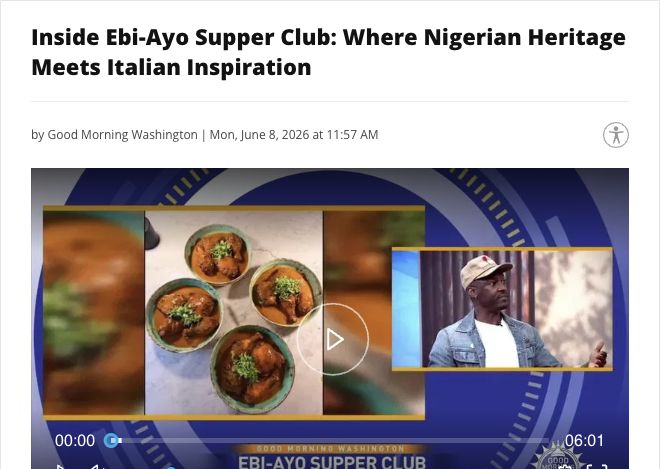 Watch Chef Tayo on Good Morning Washington